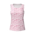 thumbnail image 4 of Lsque Ribbon Bow Printed Workout Tank Tops for Women, Athletic Sports Tank Tops, Compression Sleeveless Dry Fit Shirts,Sleeveless Yoga Shirt-X-Large, 4 of 9