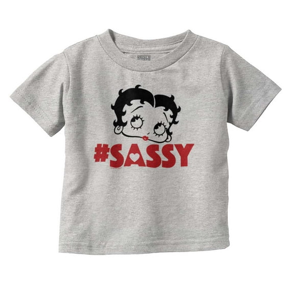 Vintage Betty Boop Hashtag Sassy Youth T Shirt Tee Girls Infant Toddler Brisco Brands 18M