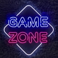 thumbnail image 2 of Handmadetneonsign Game Zone Neon Signs, Game Zone LED Lights, Game Room Neon Lights, Arcade Neon Sign, Game Zone Led Lights, Game Lights, Custom Neon Sign, Wall Décor, 2 of 4