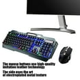 thumbnail image 1 of JUEGO DE ROUSE DE TECLADO NEGRO, ROUSE DE JUEGO, APARIENCIA HERMOSA RESTENTE AL AGUA PARA ACCESORIOS PARA COMPUTADORA, 1 of 7