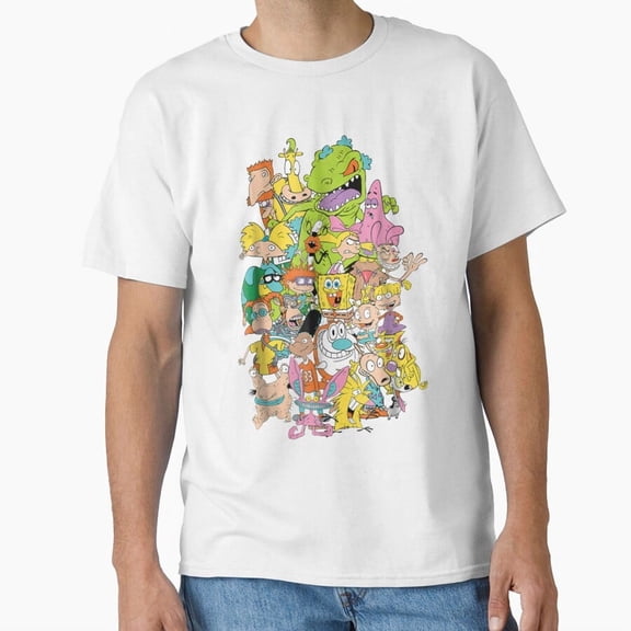 Nickelodeon Complete Nick Nineties ThrowbackUnisex T-Shirt up to size 5XL