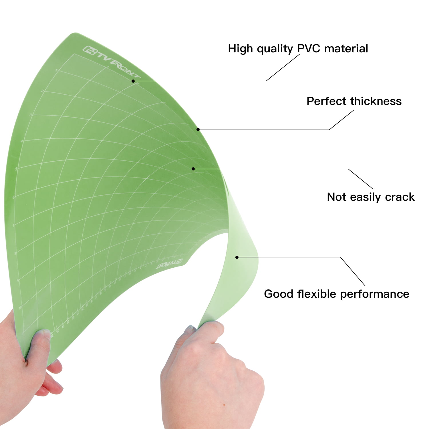 Xinart StandardGrip Cutting Mat for Cricut Maker 3/Maker/Explore 3/Air 2/Air/One(12x12 inch, 3 Mats) Standard Adhesive Sticky Green Quilting Cricket