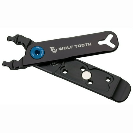 - Wolf Tooth Components Combo Masterlink Pliers Multi-Tool Black w/ Blue Bolt