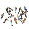 thumbnail image 2 of Role Play Figure, Tiny Scale Plastic Material Educational 16 PCS Farm Character Model  For Photography Props, 2 of 8