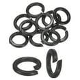 thumbnail image 1 of Uxcell 10-Pack Spring Lock Washer, M16 Stainless Steel Electroplating Black Coating Elastic Gasket Screw Fasteners, 1 of 6