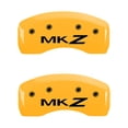 thumbnail image 4 of MGP 4 Caliper Covers Engraved Front Lincoln Engraved Rear MKZ Yellow finish black ch Fits select: 2017-2018 LINCOLN MKZ RESERVE, 4 of 6