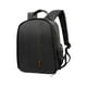thumbnail image 4 of Mochila para cámara SLR, estuche de viaje, mochila para fotografía, bolso de hombro, 9,8 x 6 x 13,3 pulgadas negro naranja, 4 of 9
