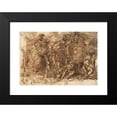 thumbnail image 2 of Salvator Rosa 24x18 Black Modern Framed Museum Art Print Titled - Witches’ Sabbath (1615-73), 2 of 5
