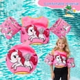 thumbnail image 3 of (Lote Mixto Mínimo 10 Piezas) Chaleco Flotabilidad para Natación Traje Baño Aprendizaje Auxiliar Flotabilidad Con Correas para Los Hombros Chaleco Con Manga para Flotabilidad para (unicornio), 3 of 8