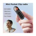 thumbnail image 2 of Mini Pocket FM Radio Rechargeable Portable 76-108MHZ Radio Receiver with Backlight LCD Display Wired 3.5mm Headphones, 2 of 5