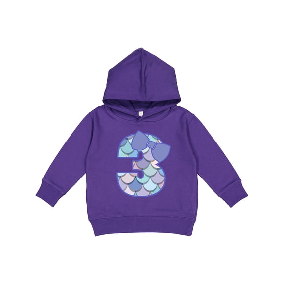 Inktastic 3rd Birthday Mermaid 3 Year Old Girl Toddler Hoodie