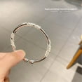 thumbnail image 5 of Bracelets Womens Fashion Adjustable Jewelry Silver Charm Bangle Bracelet Gifts, 5 of 7