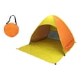 thumbnail image 3 of up Tent, Beach Tent, Portable Tent ,UPF 50, up Beach Sun Protection Orange Yellow L, 3 of 9