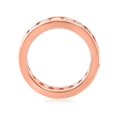 thumbnail image 2 of 2 ct Diamond Eternity Ring 14k Rose Gold Channel Set Womens Round Wedding Band, 2 of 2