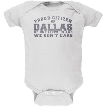 

Proud No One Likes Dallas White Soft Baby One Piece - 12-18 months