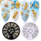 thumbnail image 2 of Nail Art Decals 3d Metal Frame For Shell Sea Starfish Studs On Nails Diy Charm, 2 of 5