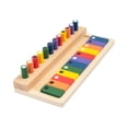 thumbnail image 4 of Entrenamiento Bloque de colores Cubo Juguete Juguete educativo de madera Rompecabezas educativo Juguetes de colores Montessori Juguetes, 4 of 9