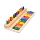 thumbnail image 4 of Apilar y clasificar tablero de entrenamiento colorido bloque cubo juguete educativo de madera Montessori juguetes sensoriales para niñas, 4 of 9