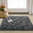 thumbnail image 3 of Alfombra Noahas 60x90 cm Gris Oscuro Suave Antideslizante, 3 of 8