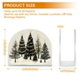 thumbnail image 4 of Yayeee Napkin Holder for Table Kitchen Paper Tissue Organization, Hand Drawn Christmas Trees, 4 of 8