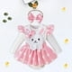 thumbnail image 4 of Disfraz de conejo para niños con pajarita, conjunto de accesorios para disfraz de conejo de Pascua 3M a 6M, 4 of 9