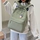thumbnail image 5 of Bolsa Estilo preppy Mujer Letras Impresión Mochila Casual grandes (Verde) Likrtyny Para Estrenar, 5 of 8