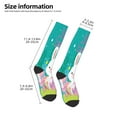 thumbnail image 2 of KLL Happy easter Print Cool Socks Men's Women's Crew Socks Funny Crazy Novelty Stockings, 2 of 6