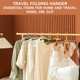 thumbnail image 3 of Percha de ropa plegable portátil - Organizador de viajes y hogar multiusos - Agarre a prueba de viento - Diseño que ahorra espacio - Plástico duradero - Ideal para ropa, accesorios, pañales - 1, 3 of 7