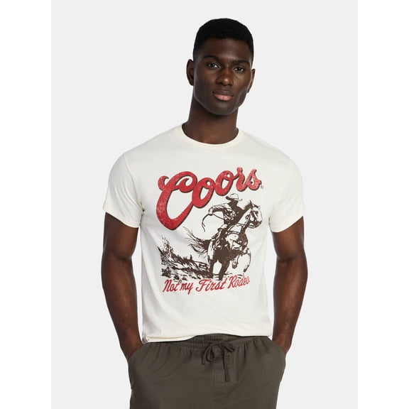 Coors Rodeo Men's & Big Men's Graphic Tee Shirt, Sizes S-3XL