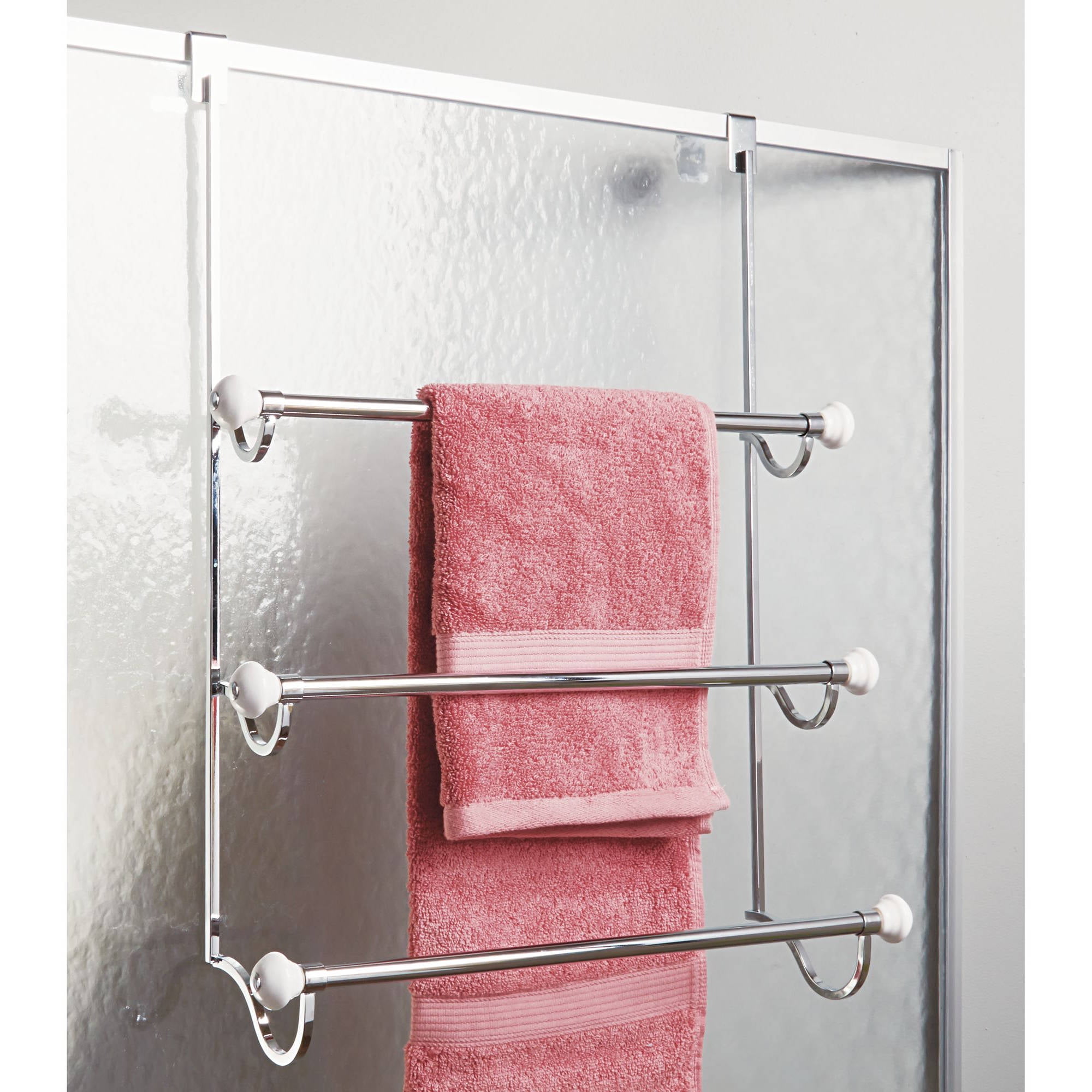 Shower door towel holder sale