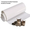 thumbnail image 3 of Qenwkxz 2/4/6/10pcs Furniture Protectors from Cats Scratch Anti-Scratching Clear Self-Adhesive Guard Furniture Sofa Anti-Scratch Sticker for Pet Clawing Furniture Protector (4pcs), 3 of 9
