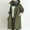 Army Green#2, variant on Spring Saving GaThRRgYP Womens Coats Clearance,Women Jacket Hooded Windproof Lightweight Plus Size Packable Long Windbreaker Outdoor Travel Hiking Trench Coats