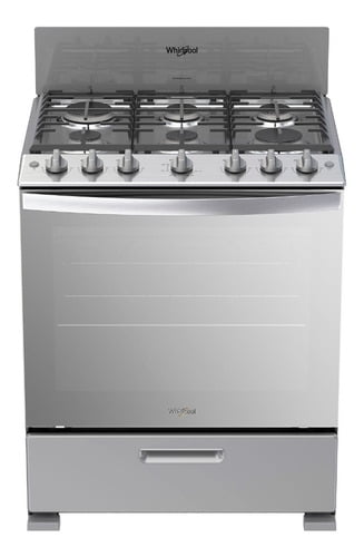 Estufa Whirlpool 6 Quemadores Tecnología EverClean WFR-3400