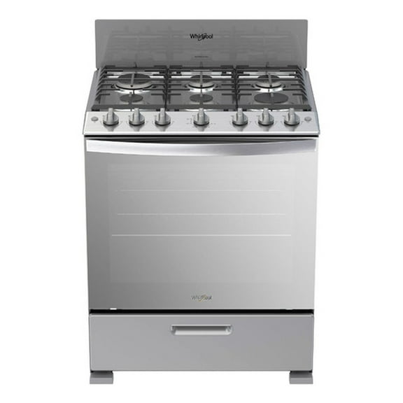 Estufa Whirlpool  6 Quemadores Tecnología EverClean WFR-3400