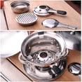 thumbnail image 4 of Estufa de alcohol de 2 piezas, acero inoxidable portátil, quemador de alcohol de fondue desmontable no tóxico JAMW Sencillez, 4 of 5