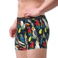 thumbnail image 2 of Uemuo Parrot Pattern Men's Boxer Briefs,Trunk Anti-Chafing,Comfortable, Durable, and Stylish Underwear-Large, 2 of 9