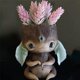 thumbnail image 5 of Home Garden Casual Art Flowerpot Cartoon Three Eyes Elf Patchwork Craft Potted Pot Ornament (Style B, 11 cm*11 cm*15 cm), 5 of 5