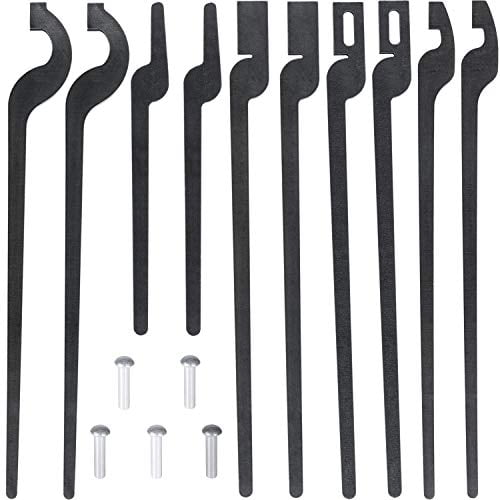 E-cowlboy Ensemble de Pinces Rapides Cinq Types Pinces de Forgeron DIY avec Rivet, Boulon Rapide/mâchoire Plate/mâchoire à Fente/v-Bit/fonces à Scroll