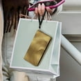 thumbnail image 3 of Womens Wallet Bifold Ladies Cluth Bag Wristlet Wrist Strap Long Purse Gold Gradient Design, 3 of 6