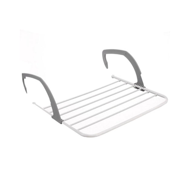 Tendedero de ropa Hugtrwg Toalla plegable Interior Exterior Balcón