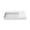 White, variant on Castello USA Inc Juniper 36" Solid Surface Left Basin Sink in White No Hole