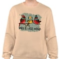 thumbnail image 2 of Birds It's Cold Outside Sweatshirt Unisex 3X-Large Sand, 2 of 5