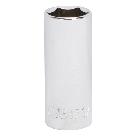 Vulcan MT6496053 Drive Socket, 3/4 in Socket, 3/8 in Drive, 6-Point, Chrome Vanadium Steel, Chrome