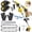 US Plug, variant on Koiauber Cordless Pole Saw,Mini Chainsaw,6 inch Brushless Electric Chain Saw with 2 x 1.5Ah Battery,5.9 Feet MAX Reach Pole Saw for Tree Pruning