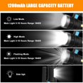 thumbnail image 4 of Super Bright Handheld Led Spotlight Flashlight Powerful Searchlight USB Rechargeable Long Lasting High Portable Camping Emergency Light, 4 of 9