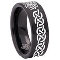 thumbnail image 6 of Knotwork Tungsten Carbide Ring, 6 of 9