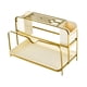 thumbnail image 3 of Estante para cubiertos de cocina, organizador de cubiertos de metal y estante de almacenamiento con fregadero Oro, 3 of 9