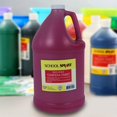 thumbnail image 4 of School Smart Washable Tempera Paint, Gallon, Magenta, 4 of 7