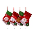 thumbnail image 2 of sweethay Calcetines colgantes de Navidad Tela de oso Chimenea Festival Medias Bolsas de regalo exquisitas Puerta de la pared del hogar de fiesta Kits de decoración para fiestas Anciano, 2 of 6