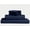 Navy Blue, variant on 100% Egyptian Long Staple Cotton Bedsheet Set, 1000 Thread Count, 4-PC Sheets Set, Burgundy Color, King Size, 19 Inch Deep Pocket of Fitted Sheet, Soft Sateen Weave Breathable